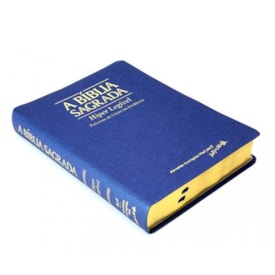 Segunda imagem do produto Bíblia Sagrada | ACF | Hiper Legível | Capa Azul C/ Índice