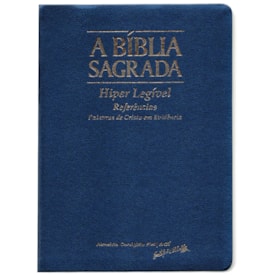 Bíblia Sagrada | ACF | Hiper Legível | Capa Azul C/ Índice