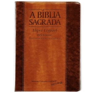 Bíblia Sagrada | ACF | Hiper Legível | Capa Bicolor Chocolate Havana C/ Índice
