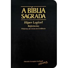 Bíblia Sagrada | ACF | Hiper Legível | Capa Luxo Preta