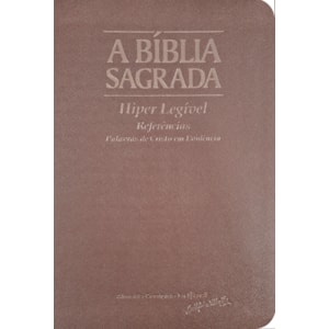 Bíblia Sagrada | ACF | Hiper Legível | Capa Luxo Rose Gold