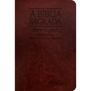 Bíblia Sagrada | ACF | Hiper Legível | Capa Mogno