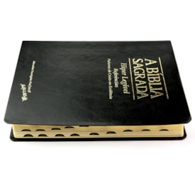 Segunda imagem do produto Bíblia Sagrada | ACF | Hiper Legível | Capa Preta C/ Índice