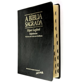 Bíblia Sagrada | ACF | Hiper Legível | Capa Preta C/ Índice