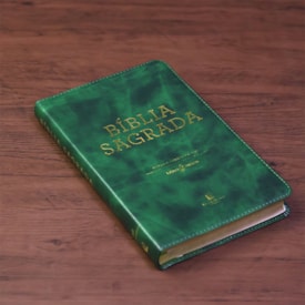 Segunda imagem do produto Bíblia Sagrada | ACF | Leitura Perfeita | Capa Couro Soft Verde
