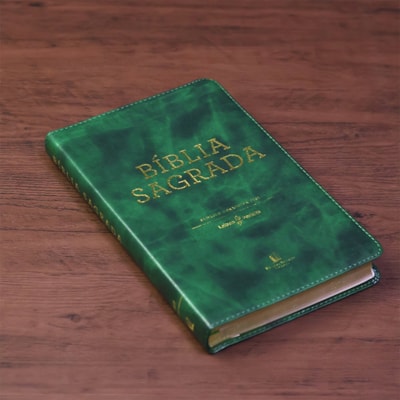 Segunda imagem do produto Bíblia Sagrada | ACF | Leitura Perfeita | Capa Couro Soft Verde