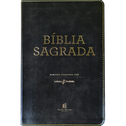 Bíblia Sagrada | ACF | Leitura Perfeita | Couro Soft Preto