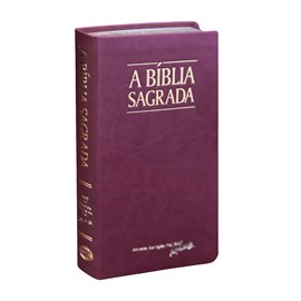 Bíblia Sagrada | ACF | Letra Gigante | Capa Luxo Vinho