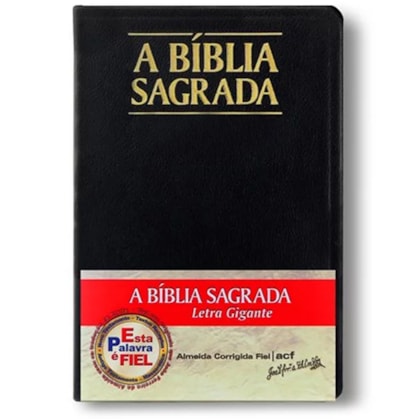 Bíblia Sagrada | ACF | Letra Gigante | Capa Preta