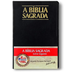 Segunda imagem do produto Bíblia Sagrada | ACF | Letra Gigante | Capa Preta
