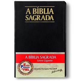 Bíblia Sagrada | ACF | Letra Gigante | Capa Preta C/ Índice