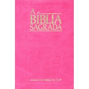 Bíblia Sagrada | ACF | Letra Gigante | Capa Rosa Semi-Luxo