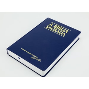Segunda imagem do produto Bíblia Sagrada | ACF | Letra Grande | Capa Clássica Azul Semi-Luxo