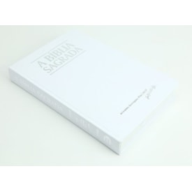 Segunda imagem do produto Bíblia Sagrada | ACF | Letra Grande | Capa Clássica Branca Semi-Luxo