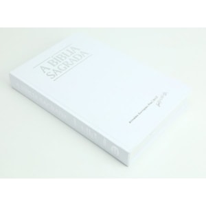 Segunda imagem do produto Bíblia Sagrada | ACF | Letra Grande | Capa Clássica Branca Semi-Luxo