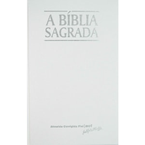 Bíblia Sagrada | ACF | Letra Grande | Capa Clássica Branca Semi-Luxo