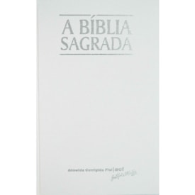 Bíblia Sagrada | ACF | Letra Grande | Capa Clássica Branca Semi-Luxo