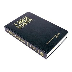 Bíblia Sagrada | ACF | Letra Grande | Capa Clássica Preta Semi-Luxo