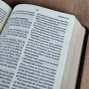 Bíblia Sagrada | ACF | Letra Grande | Capa Luxo Preta
