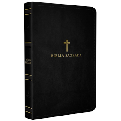 Segunda imagem do produto Bíblia Sagrada | ACF | Letra Grande | Couro Soft Preta