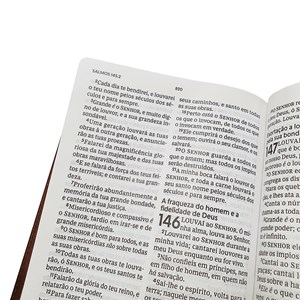 Bíblia Sagrada | ACF | Letra Grande | Soft Touch Couro Marrom