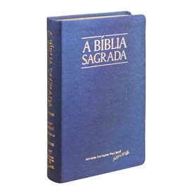 Bíblia Sagrada | ACF | Letra Grande Super Legível | Capa Luxo Azul