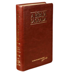 Bíblia Sagrada | ACF | Letra Grande Super Legível | Capa Luxo Mogno