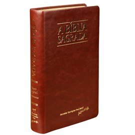 Bíblia Sagrada | ACF | Letra Grande Super Legível | Capa Luxo Mogno