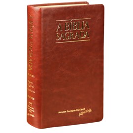 Bíblia Sagrada | ACF | Letra Grande Super Legível | Capa Luxo Mogno | Com Indíce