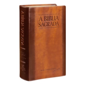 Bíblia Sagrada | ACF | Letra Super Legível | Capa Bicolor Chocolate Havana