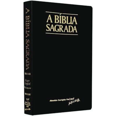 Bíblia Sagrada | ACF | Letra Super Legível | Capa PU luxo Preta