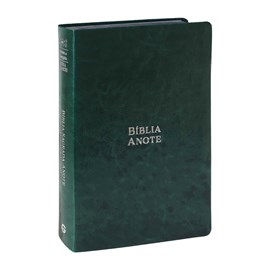 Bíblia Sagrada Anote | ARC | Letra Grande | Capa Luxo Verde