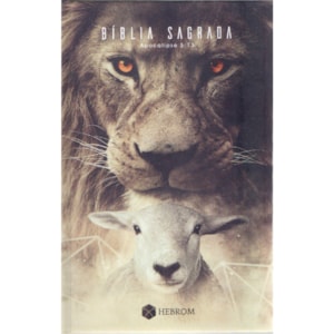 Bíblia Sagrada | ARA | Capa Dura Cordeiro e Leão