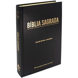 Bíblia Sagrada | ARA | Letra Grande | Capa Dura Preta