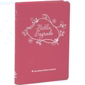 Bíblia Sagrada | ARA | Letra Grande | Capa Luxo Pink