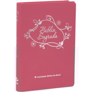 Bíblia Sagrada | ARA | Letra Grande | Capa Luxo Pink
