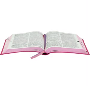 Bíblia Sagrada | ARA | Letra Grande | Capa Luxo Pink