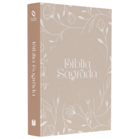 Bíblia Sagrada Arabesco Flores | NAA | Letra Normal | Capa Ilustrada