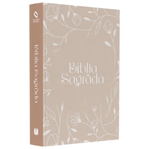 Bíblia Sagrada Arabesco Flores | NAA | Letra Normal | Capa Ilustrada