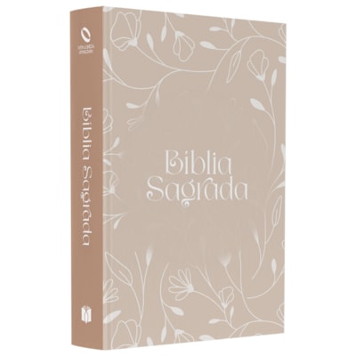 Bíblia Sagrada Arabesco Flores | NAA | Letra Normal | Capa Ilustrada
