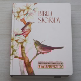 Segunda imagem do produto Bíblia Sagrada | ARC | Harpa Avivada e Corinhos | Jumbo | Capa Dura Pássaros