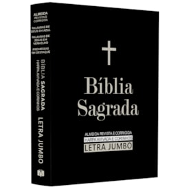 Bíblia Sagrada | ARC | Harpa Avivada e Corinhos | Jumbo | Capa Dura Preta