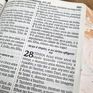 Bíblia Sagrada | ARC | Letra Extra Gigante | Capa Flexível Soft Touch Rosa Poema