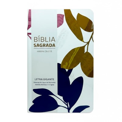 Bíblia Sagrada | ARC | Letra Gigante | Harpa Cristã | Capa Semiflexível Folhas