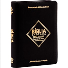 Bíblia Sagrada | ARC | Letra Gigante | Preta Com Zíper