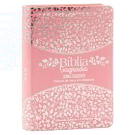 Bíblia Sagrada | ARC | Letra Gigante | Rosa