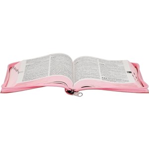 Bíblia Sagrada | ARC | Letra Grande | Capa Luxo Leão Rosa c/ Zíper