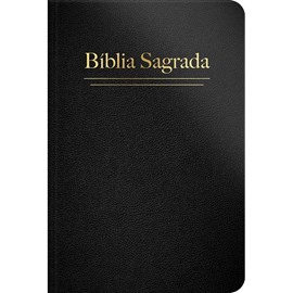 Bíblia Sagrada | ARC | Letra Grande | Capa Semi Luxo Preta