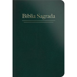Bíblia Sagrada | ARC | Letra Grande | Capa Semi Luxo Verde
