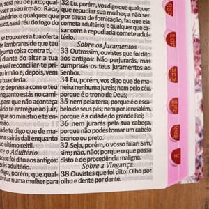 Bíblia Sagrada | ARC | Letra Hipergigante | Capa Luxo Bicolor Lilás